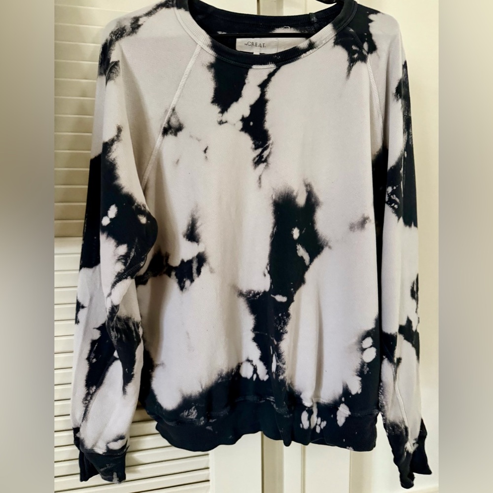THE GREAT. College Tie Dye Oversized Sweatshirt Size 1/Small - Pre Loved